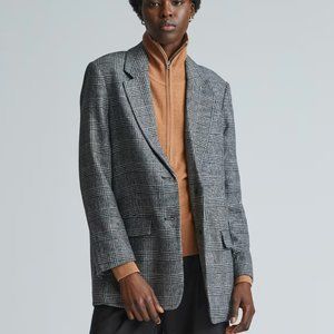 Everlane | The Italian Wool Oversized Blazer in Glen Plaid